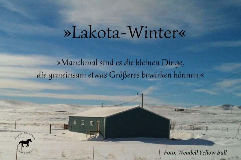 Lakota Trailerhaus im Schnee