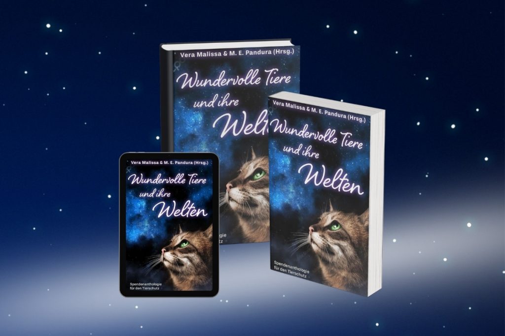 Cover der Anthologie »Wundervolle Tiere und ihre Welten« mit Geschichten